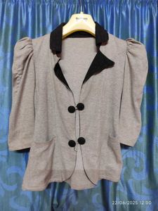 Vintage Inspired Puff Sleeve Blazer