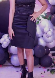 Black One-Shoulder Dress