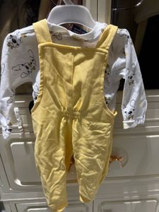 Cute Dog Overalls &amp; Top Set
