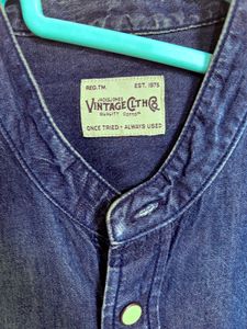 Men's Denim fade look SHIRT