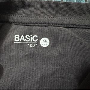 Basic Grey Cropped T-Shirt