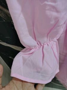 Pink Smocked Mini Dress