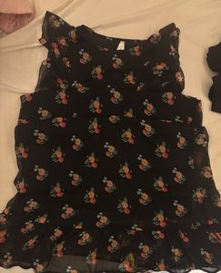Chic Black Floral Midi Dress