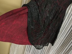 Rose Net Pattern With Red Inner Fabric Dress♥️