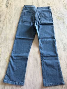 Light Wash Flared Denim Jeans