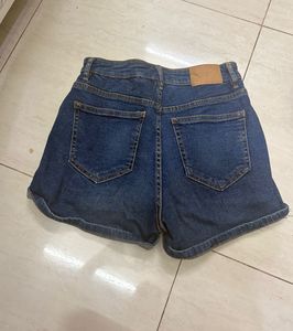 High Waisted Denim Shorts