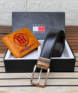 Tommy Hilfiger Belt and Wallet Set