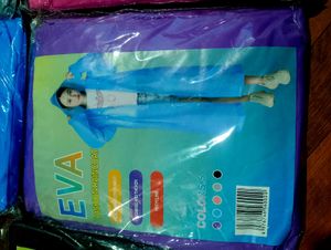 Fashionable EVA Raincoats - Pack of 4