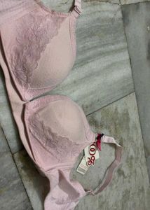 Elegant Lace Trim Comfort Bra