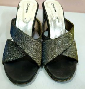 Sparkly Wedge Heels