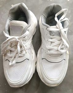 Classic White Chunky Sneakers