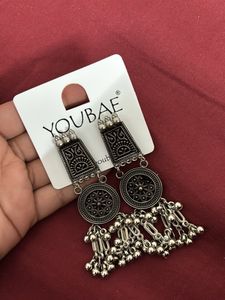 Ethnic Oxidized Silver Jewellery Set of 3