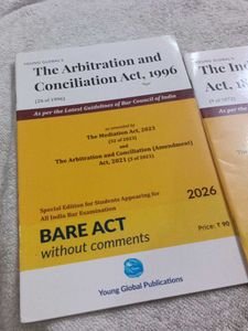 Law Bare Acts - Arbitration &amp; Contract