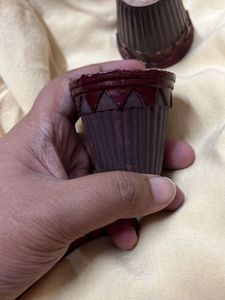 Decorative clay tea cups