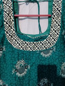 green kurtha.