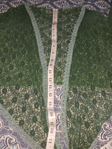 Green Lace Bolero Cardigan