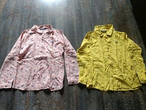 Pack of 2 girls Printed Tops