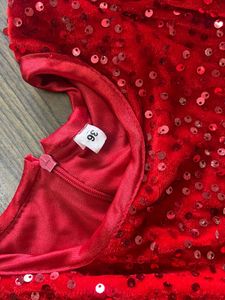 Sparkling Red Sequin Gown