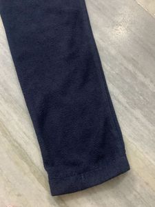 Comfortable Navy Blue Fleece Pants