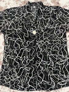 Stylish Black & White Abstract Print Top