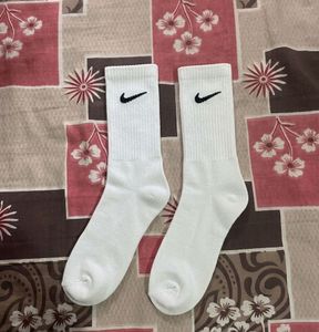 Nike White Crew Socks