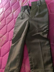 Boys Greyish Green Trousers