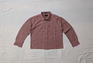 Boxy fit Men's Checkered Long Sleeve Shirt