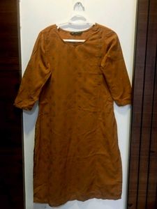 Stylish Brown Printed Kurta