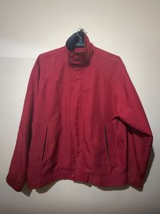 Men's Red Windbreaker Jacket
