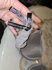 VICTORIA'S SECRET GREY SILVER BRA