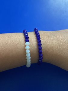 Pair Of Crystal Beads Bracelet