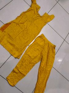 Yellow Kurta Set