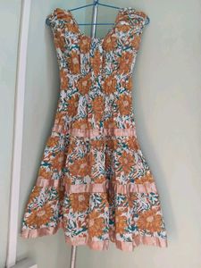 Girls Floral Print Sundress