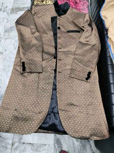Men's Ethnic Printed Jacket 🧥🧔🌟 sherwani