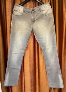 Lee Cooper Men's Grey Washed Jeans