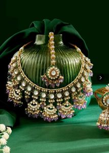 Jwellery Set For Haldi/mehdi Function