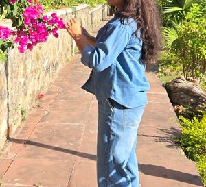 Stylish Blue Denim Shirt