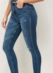Ripped High-Waisted Skinny Jeans from Lifestyle