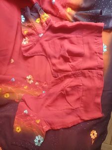 Georgette Saree with Blouse