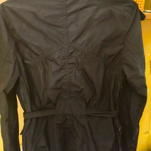 Chic Women's Dark Navy Trench Coat