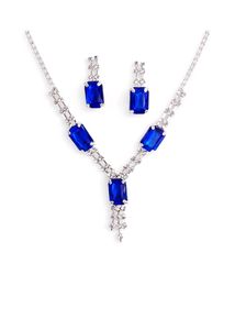 Emerald Green Stone Jewelry Set colour 4