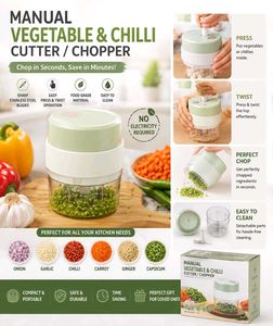 Manual Vegetable &amp; Chilli Cutter/Chopper