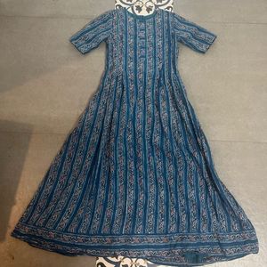 Beautiful Blue Printed Kurta