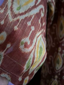 Ikat Print Kurta