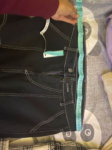 Black Wide Leg Cargo Pants