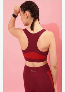 Stylish Zipper Sports Bra