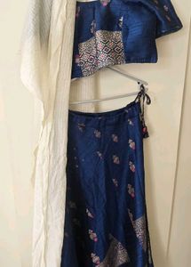 Elegant Blue Lehenga Choli Set