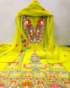Embroidered Kurta Set with Dupatta
