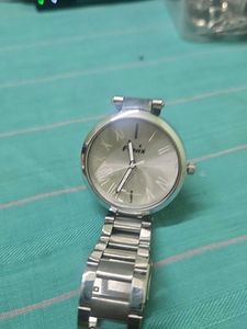 vintage y2k Silver Chain Wristwatch