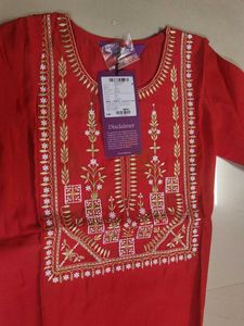 Libas silk blend kurta set with dupatta new wi